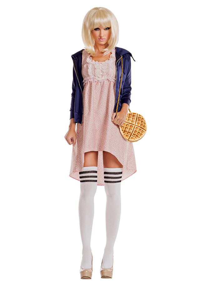 waffle girl costume that is reminiscent of stranger things