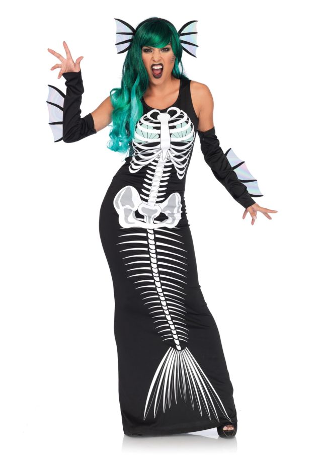 skeleton siren halloween costume