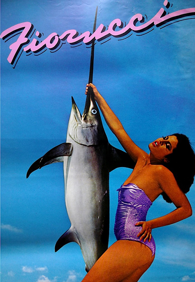 fiorucci vintage swordfish ad