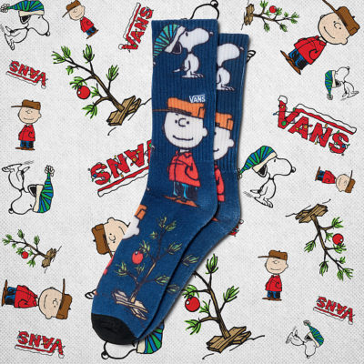 vans x peanuts crew socks