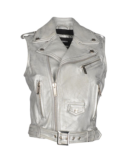 dsquared2 metallic leather jacket