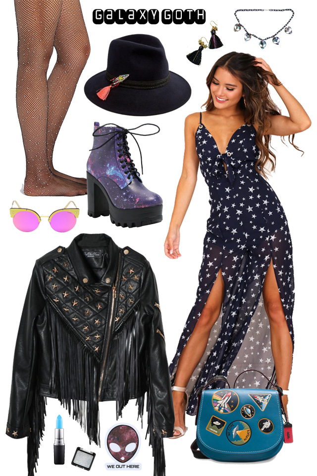 Hitch Hiker's Guide to Going Galaxy Goth - Slutty Raver Costumes