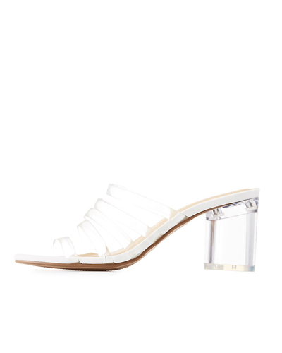 12 Pairs of Clear Lucite Heels that 