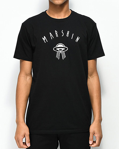 Marshin Logo Black T-Shirt