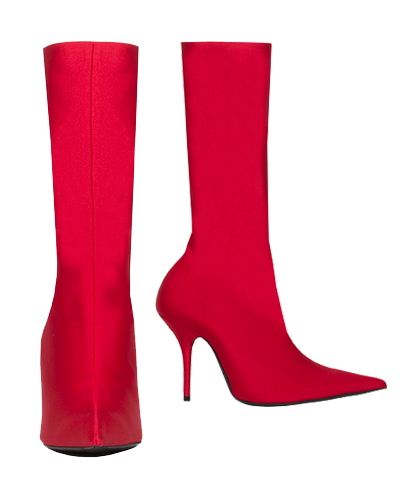 BALENCIAGA red boots