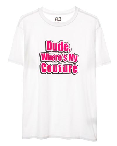 VFILES + JUICY COUTURE DUDE, WHERE'S MY COUTURE TEE