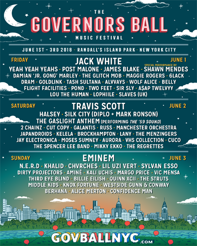governors ball 2018 lineup