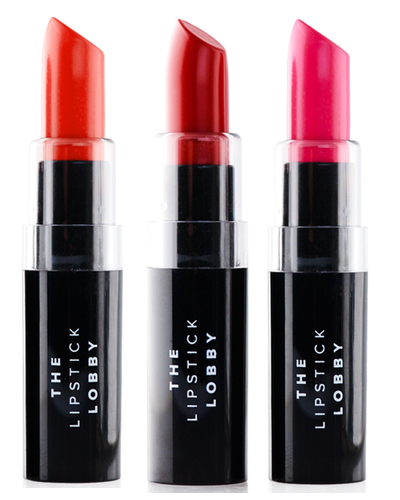 The Lipstick Lobby trio beauty products