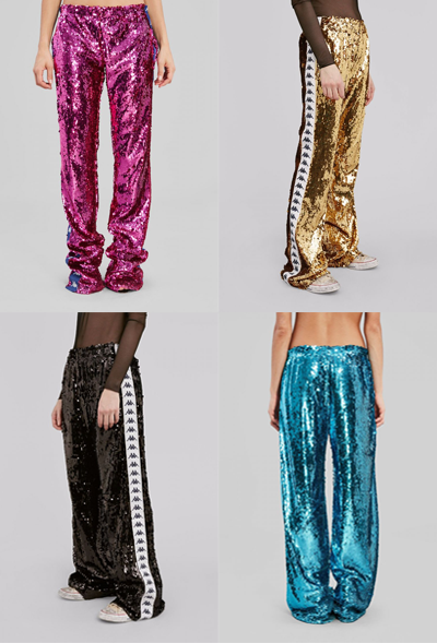 FAITH CONNEXTION SEQUIN JOGGERS AND TROUSERS