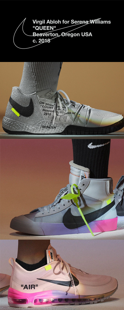 Off White, Nike & Serena Williams Design Glittery Sneakers - Slutty ...