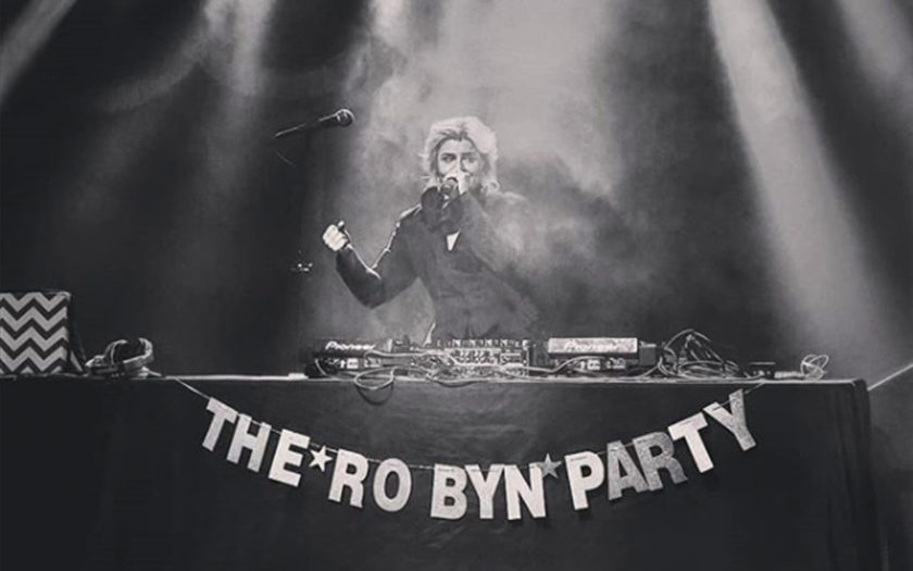 robyn at the Robyn Party in Brooklyn