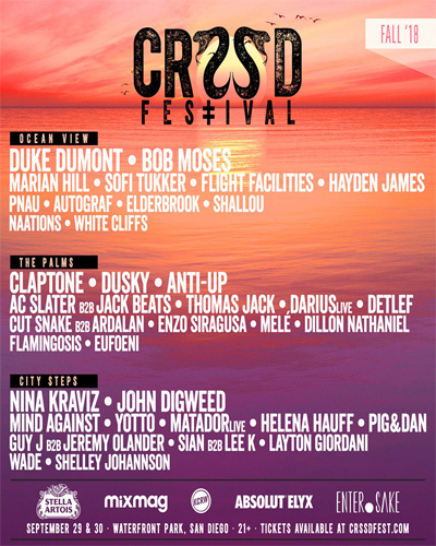 CRSSD Festival 2018 lineup