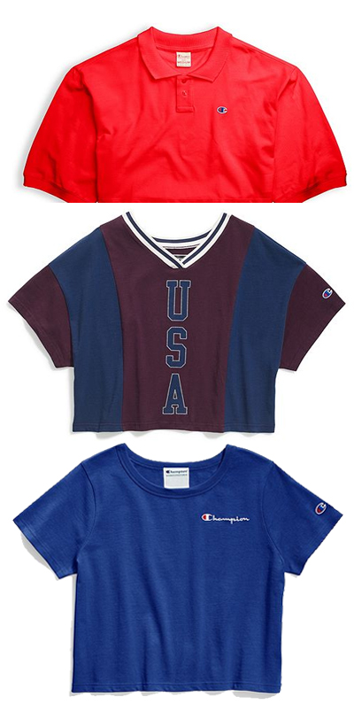 Champion cropped tops fall 2018