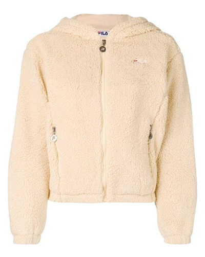 FILA faux-shearling hooded jacket