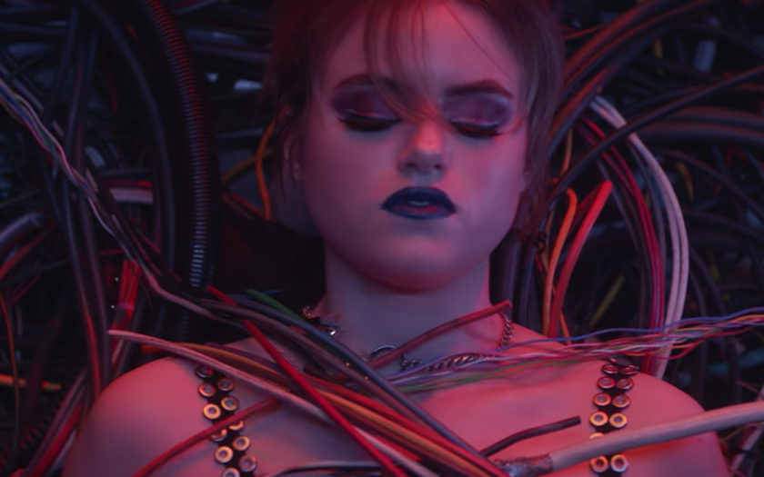 kiiara in music video for "be somebody" by Steve aoki and nicky romero