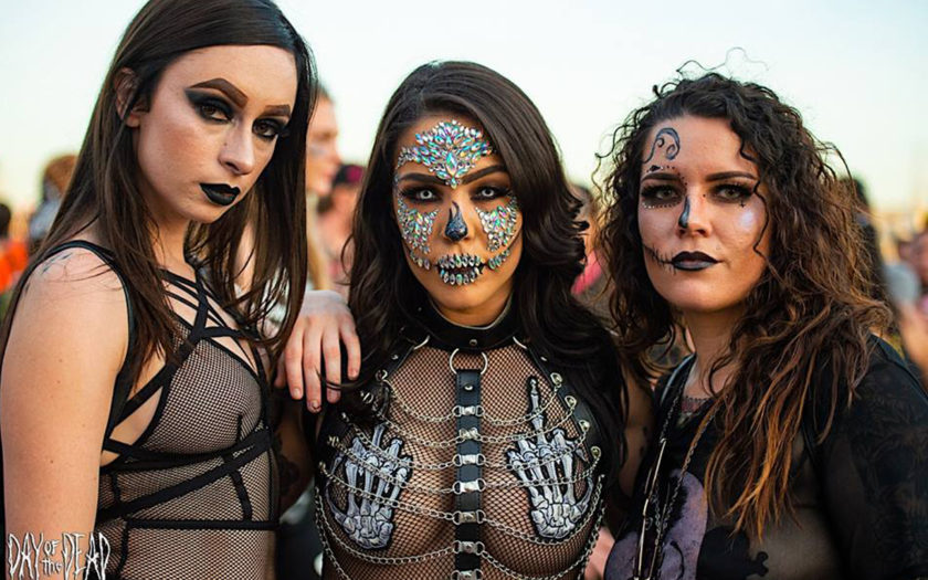 Freakin Festival Fashion Hard Day Of The Dead 2018 Slutty Raver Costumes