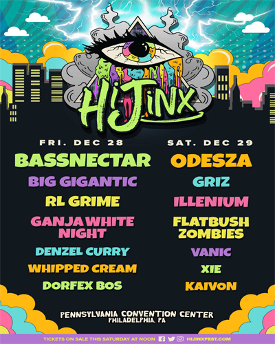 HIJINX FESTIVAL 2018 LINEUP