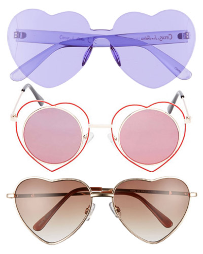 heart-shaped sunglasses 12-15