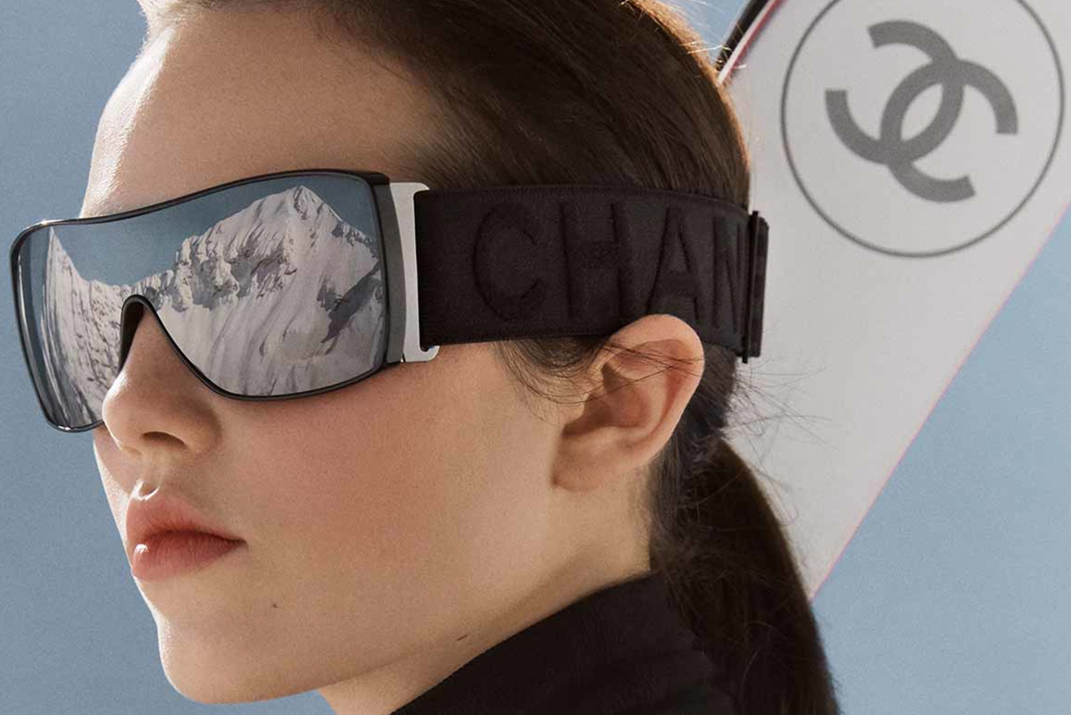 chanel snowboard goggles