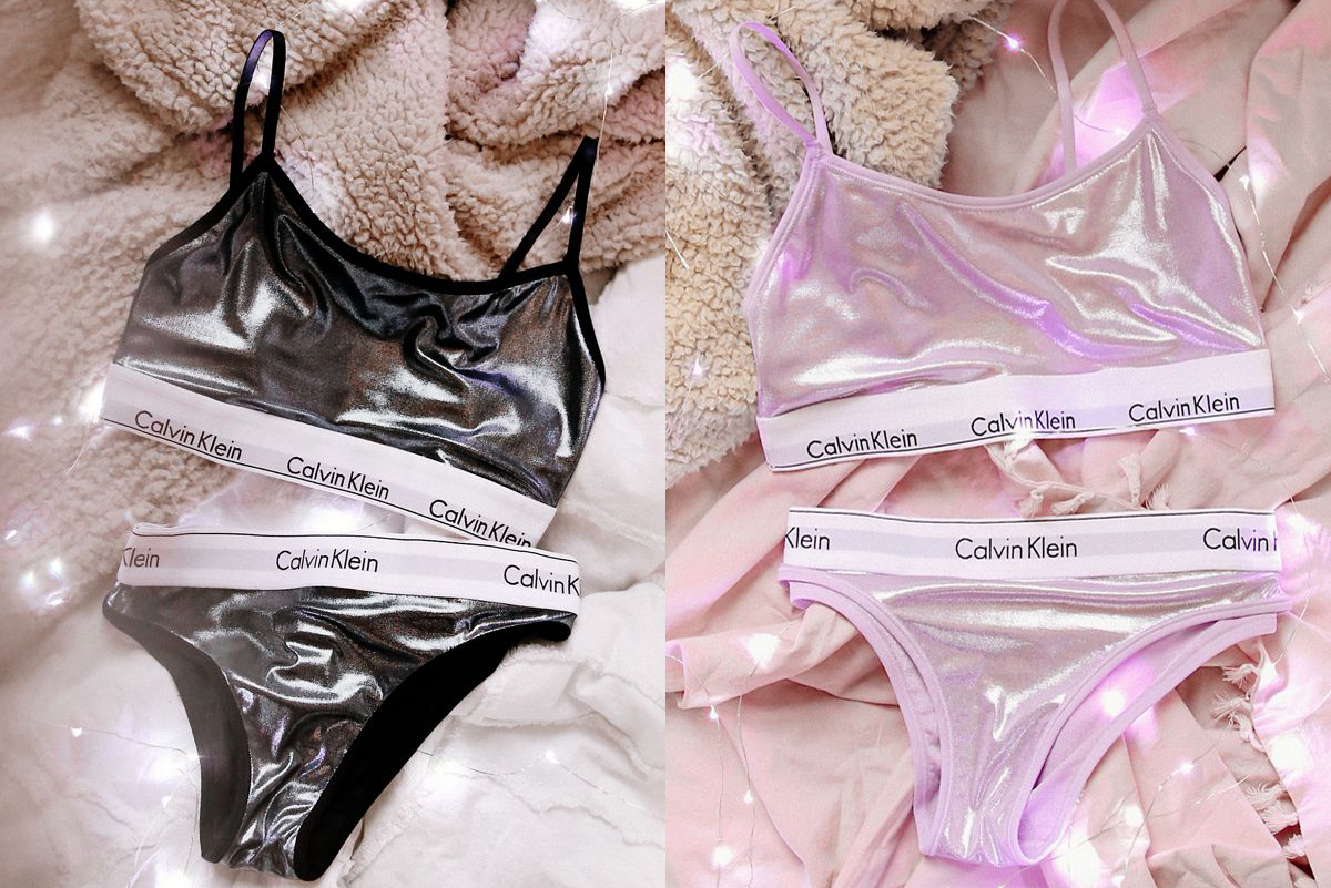 New Calvin Klein underwear in velvet