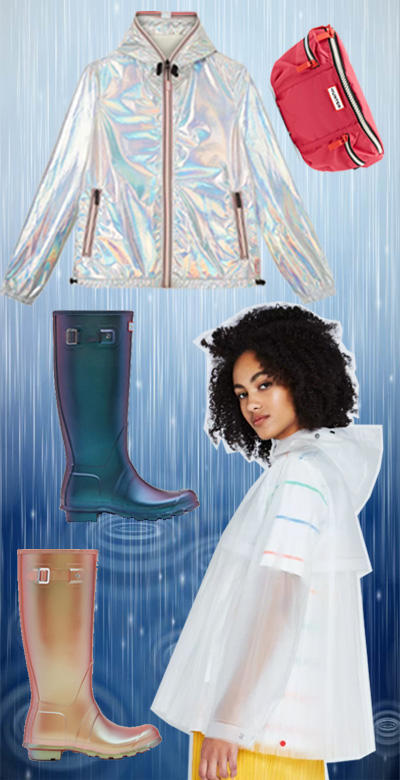 holographic hunter boots