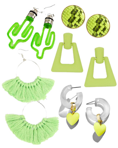 neon green jewelry