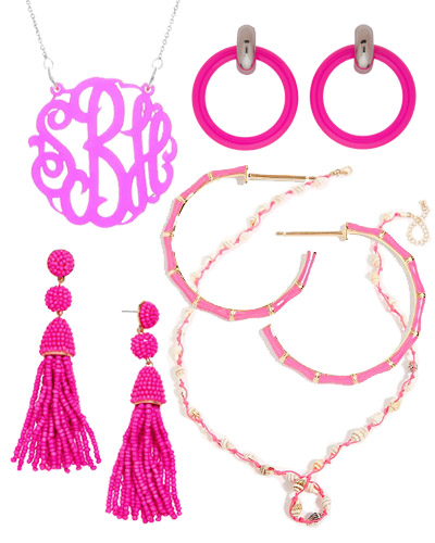 pink neon jewelry
