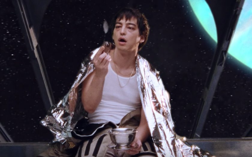 joji eats cereal in space ship with massive under eye circles