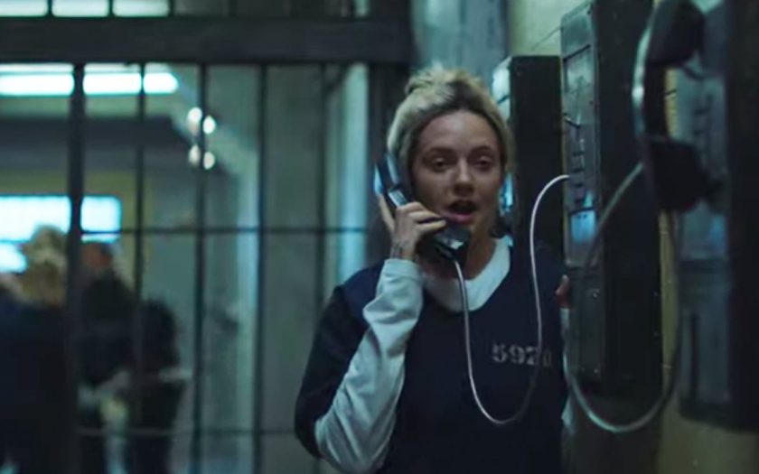 tove lo talks on a pay phone in jail
