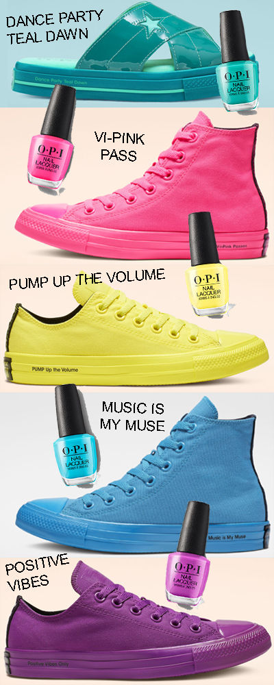 Converse x OPI Release Matching Sneakers & Nail Polish - Slutty ... افرنجي معلق