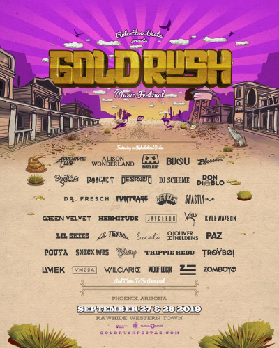 Goldrush Music Festival 2019 lineup