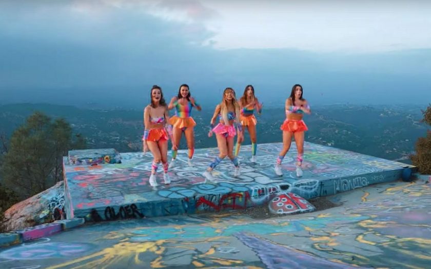shuffle dancers on top of a mountain in southern california region