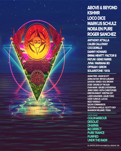 GROOVE CRUISE MIAMI 2020 LINEUP POSTER