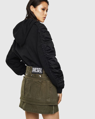 DIESEL O-LADEL A-line skirt with utility belt